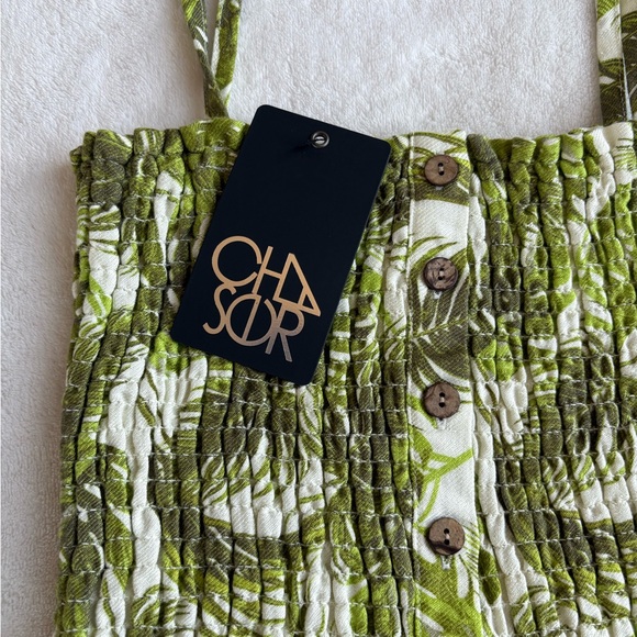 NWT Chaser Green Leaf Print Women's Top - Size Small. - Picture 8 of 13